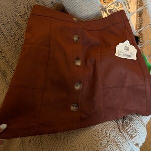 Alter’d State Mini brown skirt
